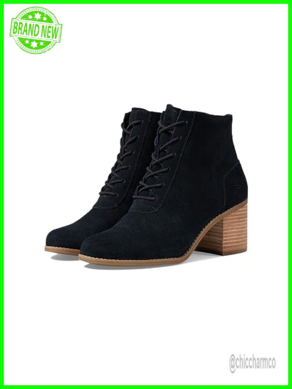 Suede Ankle Bootie with Block Heel and OrthoLite Insole
